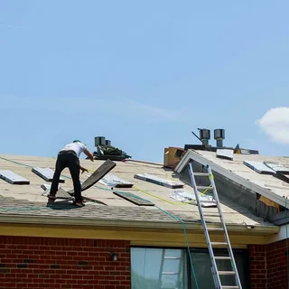 Roof Replacement Company Serving Staten Island NY 4 experienced roof replacement company working on commercial flat roofing system
