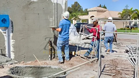 cracked stucco surface requiring stucco and masonry repair