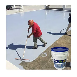 professional roof waterproofing contractor working on site